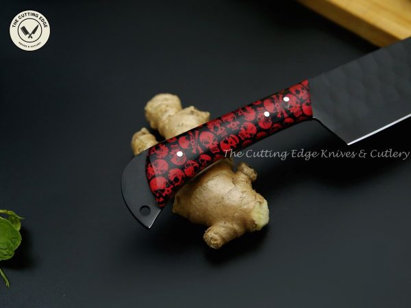 Skull Print Kitchen Knife Set - Image 4