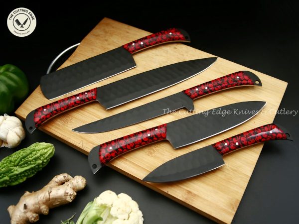 Skull Print Kitchen Knife Set - Image 2