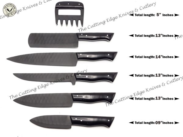 Carbon Black Chef Knife Set - Image 6