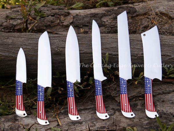 USA Flag Knife Collection - Image 2