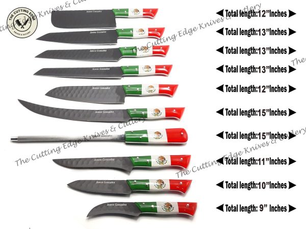 Mexican Heritage Chef Knife Set - Image 6