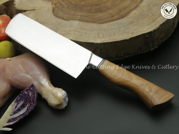 Premium Elm Wood Chef Knives - Image 3