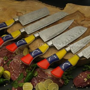 Venezuelan Damascus Chef Set