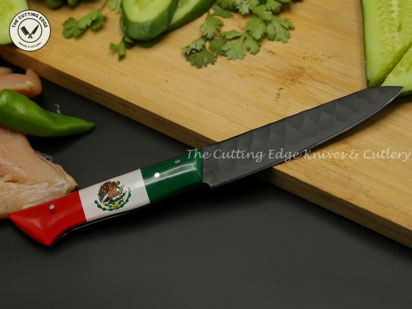 Mexican Flag Grip Chef Knives - Image 3