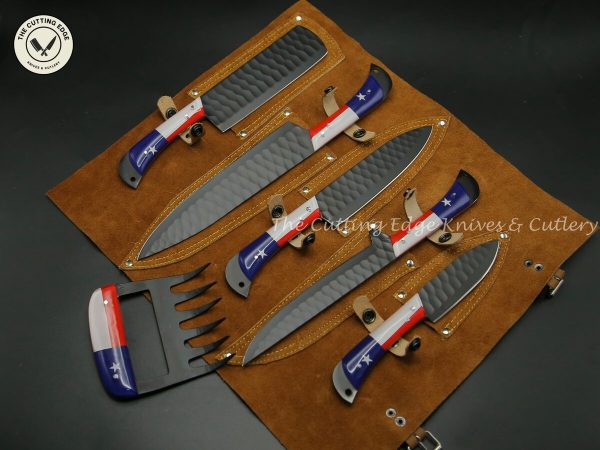 Chilean Flag Steel Chef Knives - Image 3