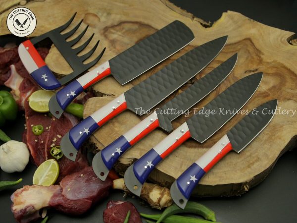 Chilean Flag Steel Chef Knives