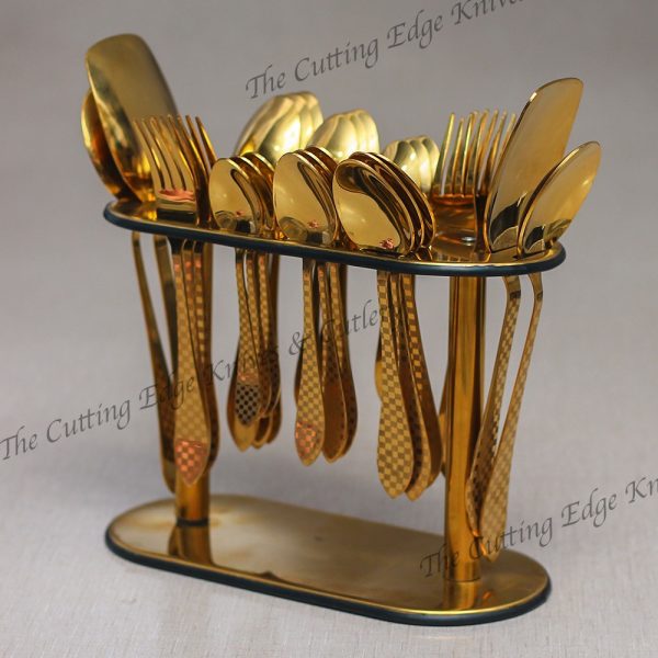 Gold Coated Luxury Cutlery Set - Image 2