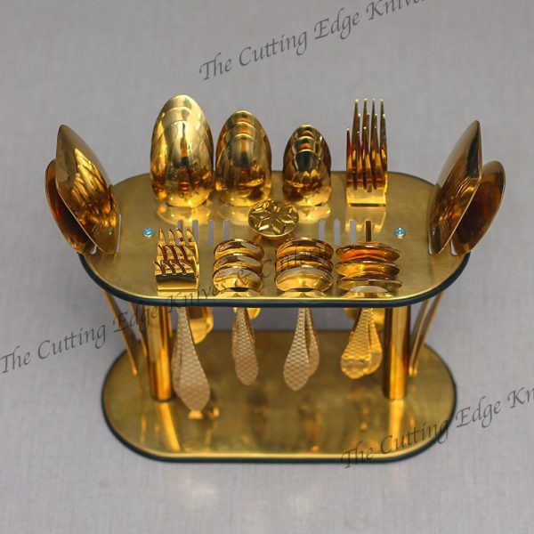 Gold Coated Luxury Cutlery Set - Image 3