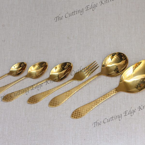 Gold Coated Luxury Cutlery Set - Image 4